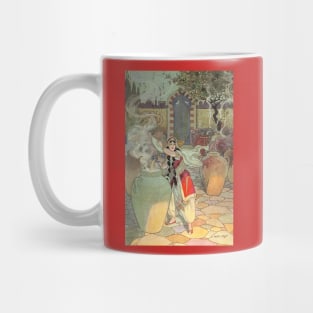 Morgiana Pouring Boiling Oil Over the Thieves in Arabian Nights Mug